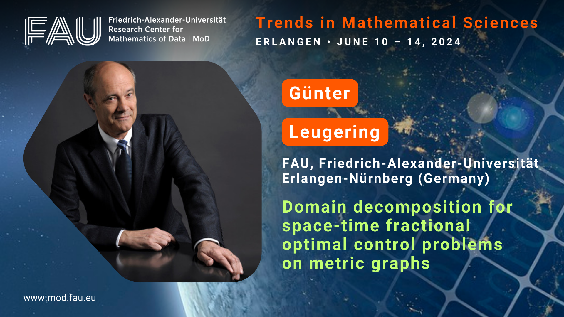 Günter Leugering - cover FAU MoD TrendsInMaths2024