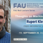 FAU MoD Lecture by Prof. Rupert Klein @Sep 20, 2024