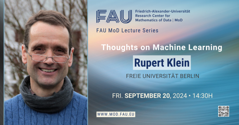FAU MoD Lecture by Prof. Rupert Klein @Sep 20, 2024