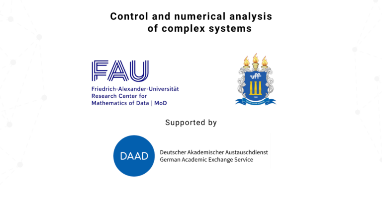 Control and numerical analysis of complex systems